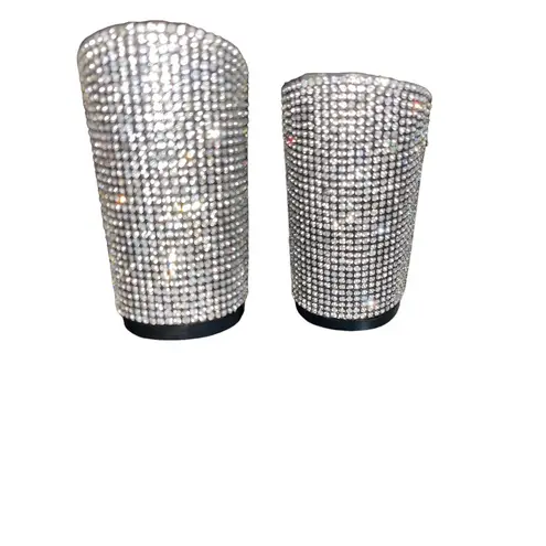 Italina  Women’s Suede Block Heel Rhinestone Embellishments Black Size 7.5