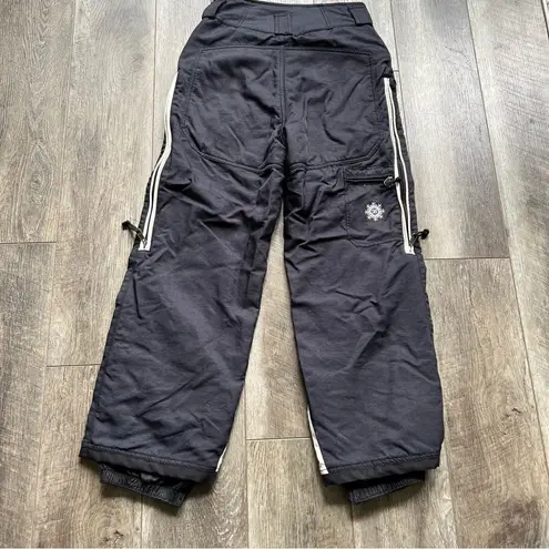 Betty Rides Women’s Ski Pants Snowboard Gear Black Off White Size Medium