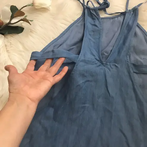 En Crême En Creme Lightweight Denim Dress