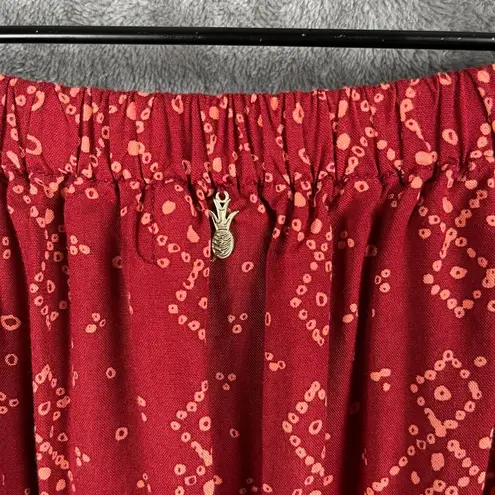 Anthropologie Beachgold Bali Jumper Red Women’s XXS Pockets Bohemian Lightweight