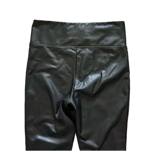 Badgley Mischka Studio Faux Leather Ankle Pants Size Medium