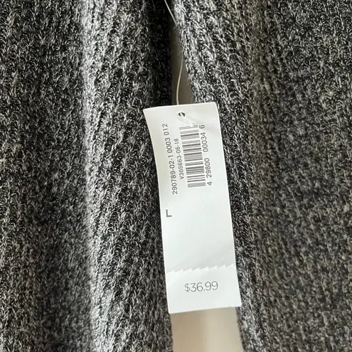 Old Navy  Sz L Stretch Marled Pullover Flare Swing Midi Dress Long Flare Sleeve