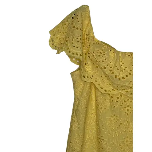 JHoward Women Dress Cotton Eyelet On Off Shoulder A