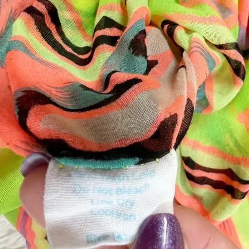 Kitara Beach Coverup OS Green Size undefined