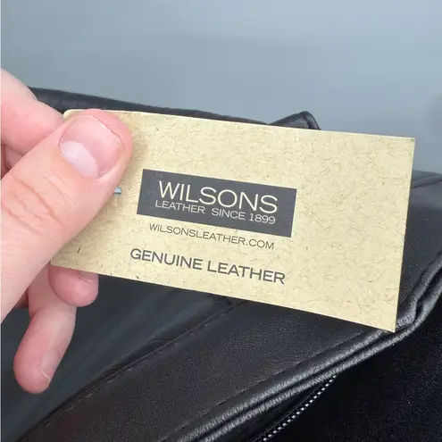 wilson's leather NWT Shoulder Bag Black Women’s Handbag Classic Everyday Purse