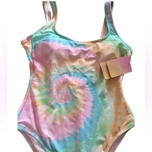 Stoney Clover Lane x Target Swimsuit Pink Tie Dye High Leg XXS or Small NWT