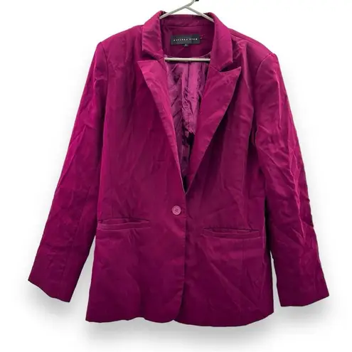 Endless Rose RTR Endless Rose Purple Pink Single Breasted Long Sleeve Blazer Sz L