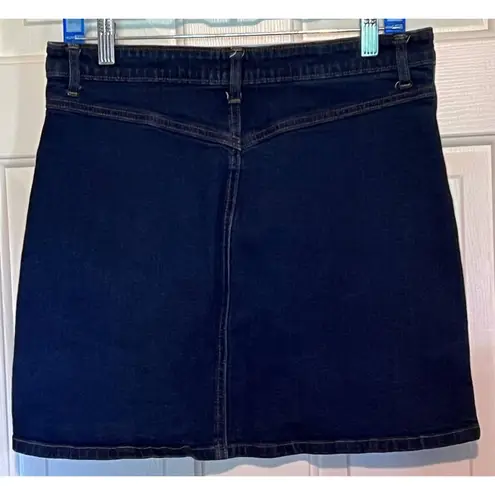 Gap  Women's Button Front Denim Skirt Pockets Size 10 16" Long x 15 1/2" Waist‎