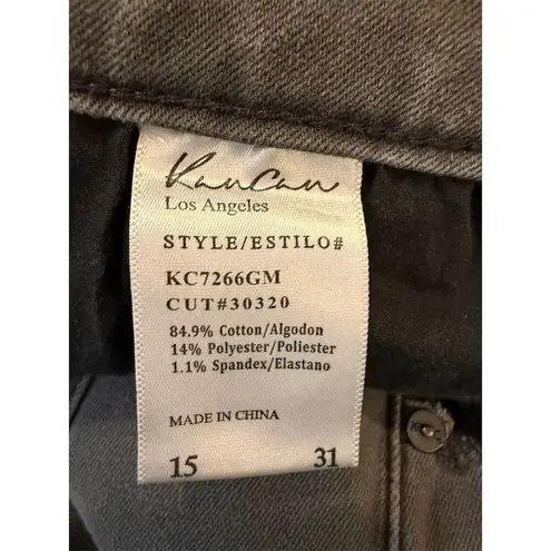 KanCan Los Angeles Women's Skinny Jeans Size 12 Grey Light Wash Denim Gray