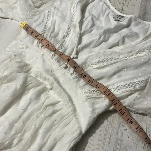 Hemant & Nandita Cleo Mini Dress Size Medium White