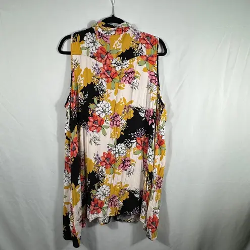 cupio Curvy Women's Sleeveless . Dress 100% Rayon Sz 1x