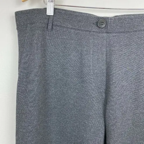 Betabrand Dress Yoga Pants 2XL Petite Gray Classic Boot Cut Office Career