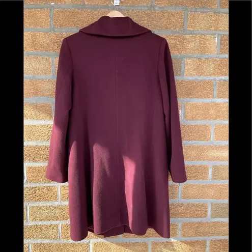 Fleurette Wool burgendy coat size 10 Fleurette Loro Piana Fleurette