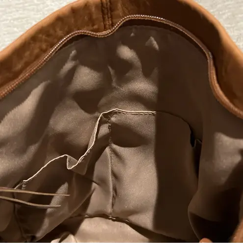 The Sak Ashland Bucket Bag Leather Shoulder Bag inTobacco Brown High Quality bag