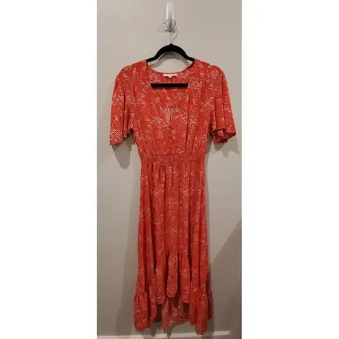 Abel the label  Red Boho Maxi Dress