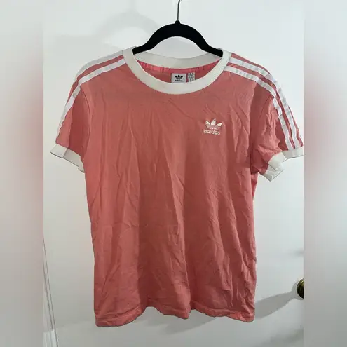 Adidas  Adicolor Cotton Three-Stripe T-Shirt