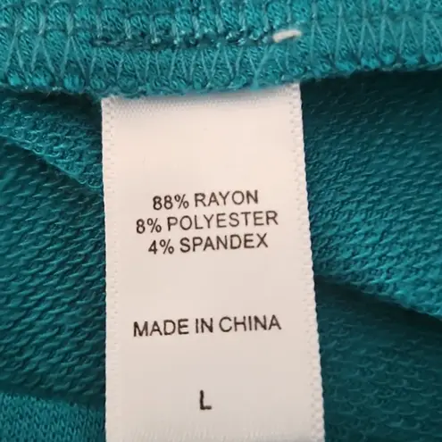 Koolaburra by Ugg Women’s Lounge Shorts Size Large Teal Blue Pull-On NWOT