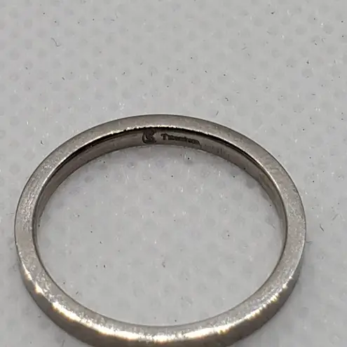 CS Titanium Ring Silver Size 6