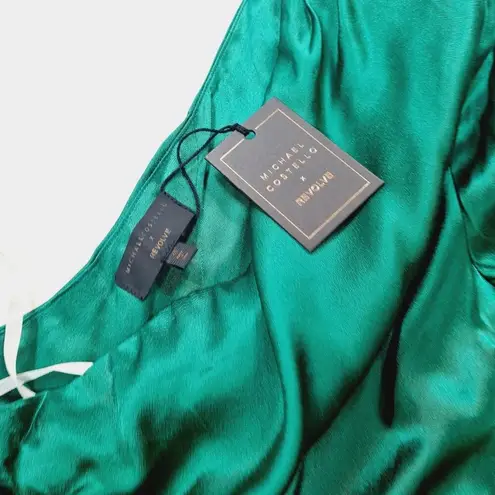 Michael Costello x REVOLVE Heather Gown in Green XS