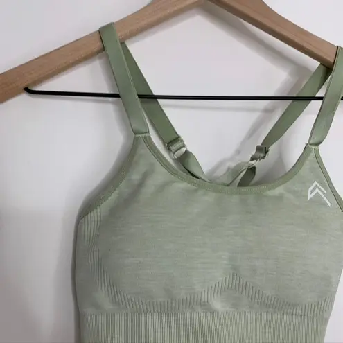 Oner Active Classic Seamless Sports Bra Pistacchio Marl Green Womens Small