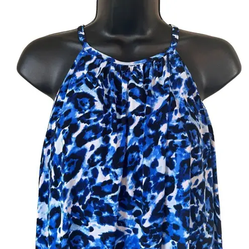 Magicsuit Blue Tide Aubrey High Neck Animal Print Swimsuit Size 16