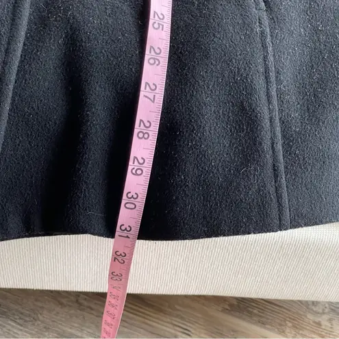 346 Brooks Brothers Black Wool Cashmere Blend Peacoat Coat Size Medium Preppy