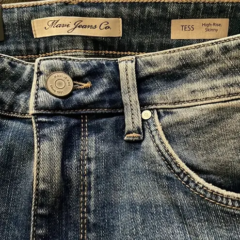 Mavi tess high rise super skinny slightly distressed ankle jeans Blue Size 27