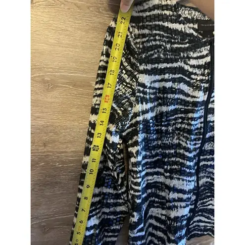 Investments Office Career Zebra Jacket Sz Small Elegant Zipper Timeless Classic