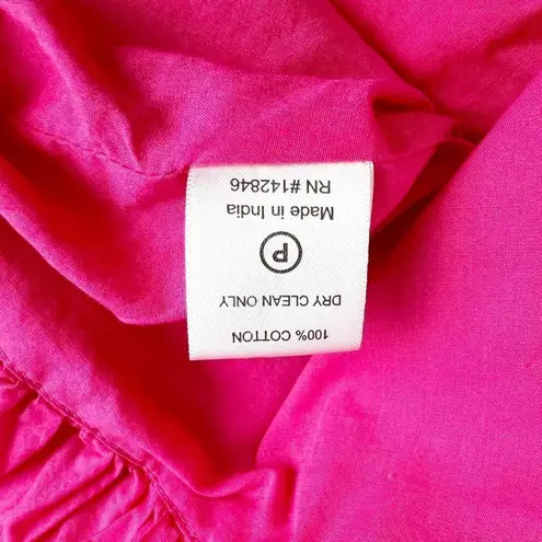 Rhode Marni Bright Pink Bubble Hem Mini Dress Small Pink