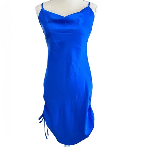 Paper Heart #74 Cinch Side Dress in Royal Blue