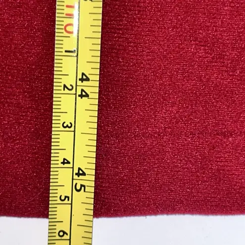 Vanity Fair VTG  Velour House Coat Womens L‎ Red Robe Mumu Cottagecore 70s Granny