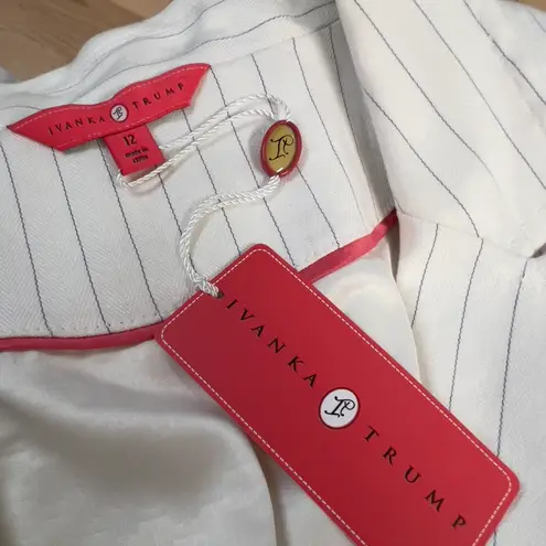 Ivanka Trump Pin Stripes Short Blazer NWT