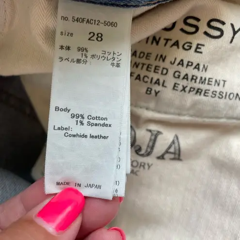 Moussy Vintage Floyd Friend Light Blue Distressed Jeans size 28