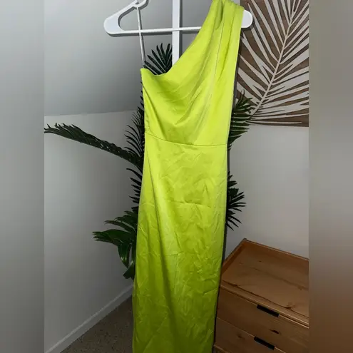 Elliatt CASSINI DRESS in Chartreuse XS