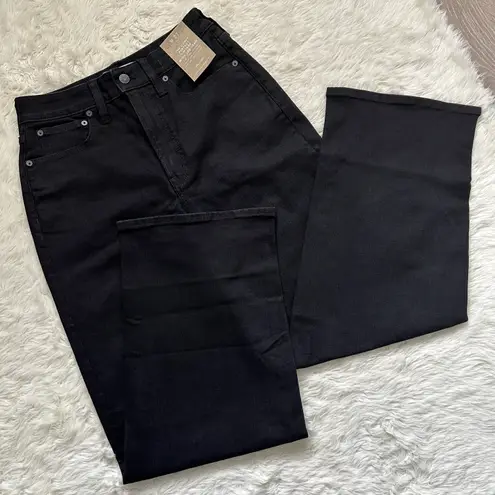 Madewell Jeans The Curvy Perfect Vintage Wide-Leg Black Rinse Wash 27 NWT New