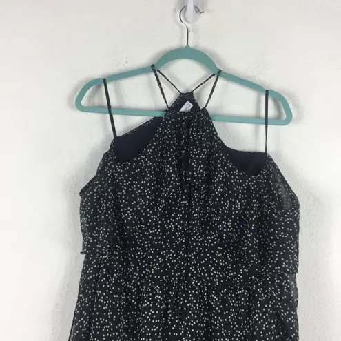 Bec & Bridge Black Stargazer Maxi Dress Size 2 Cut Out Semi Sheer Whimsigoth