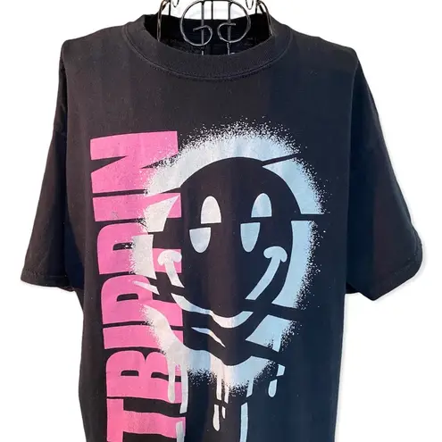 Trippin Trippy All Day Smiley Face T