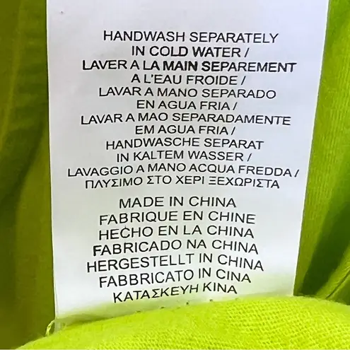 Coline Size 3XL Lime Green with Multicolored Designs Tank Top New With T…