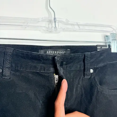 NWT Stitch Fix Liverpool Hannah Corduroy Flare Pants In Black Size 4/27