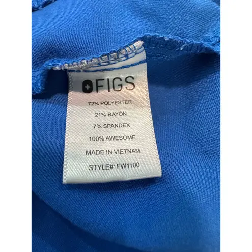 FIGS  Royal Blue Catarina One-Pocket Scrub Top Women’s Size Small Style FW1100