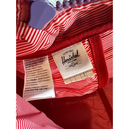 Herschel Supply Co. Drawstring Backpack Leopard Print Pink Purple