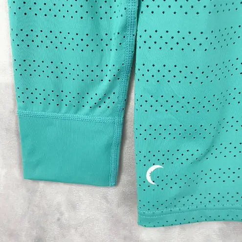 ZYIA Active Womens Chill Tee Shirt Medium Athleisure Gym Workout Activewear Chic Green