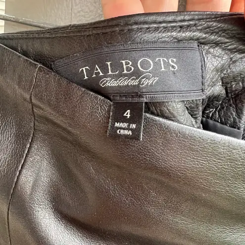 Talbots Leather Pencil Women's Skirt