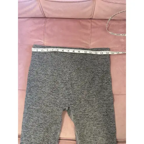 Colsie Ribbed Seamless Waffle Leggings Gray Size XL