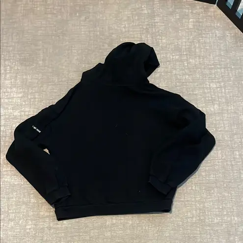 Black Hoodie Sweatshirt Pullover Design Size M