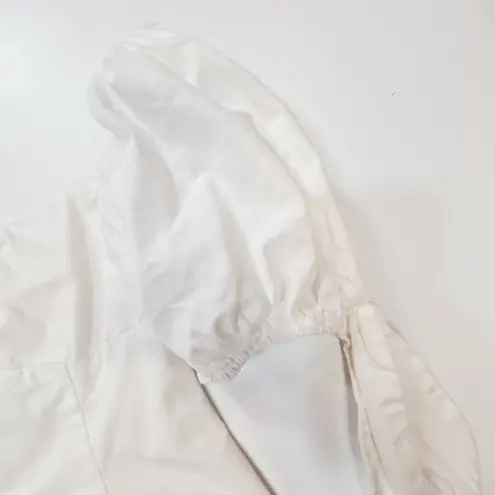 MORE TO COME Amora Bow Mini Dress in White Small