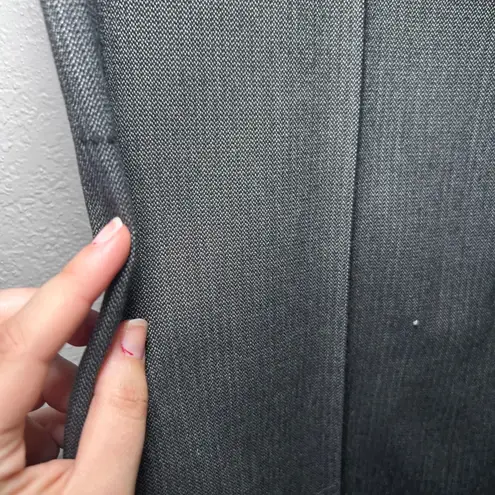 Sandro Grey Herringbone Dress Pants Women Size 10 Work Office Classic capsule