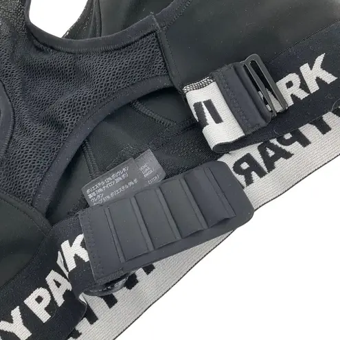 Ivy Park XXS Black Sports Bra With Mesh Back & Elastic Band