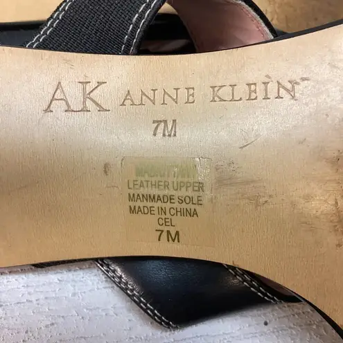 Anne Klein 7 AK  women’s black heels S15