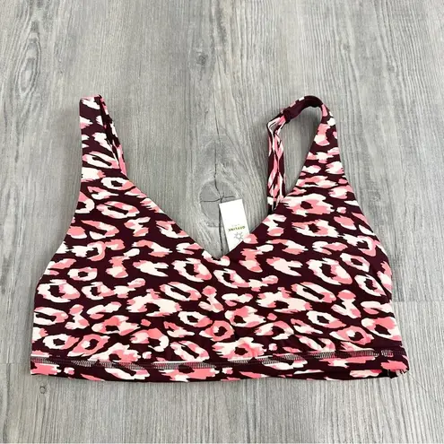 Aerie OFFLINE By  Goals Plunge Sports Bra NWT Maplewood Animal Print size Small